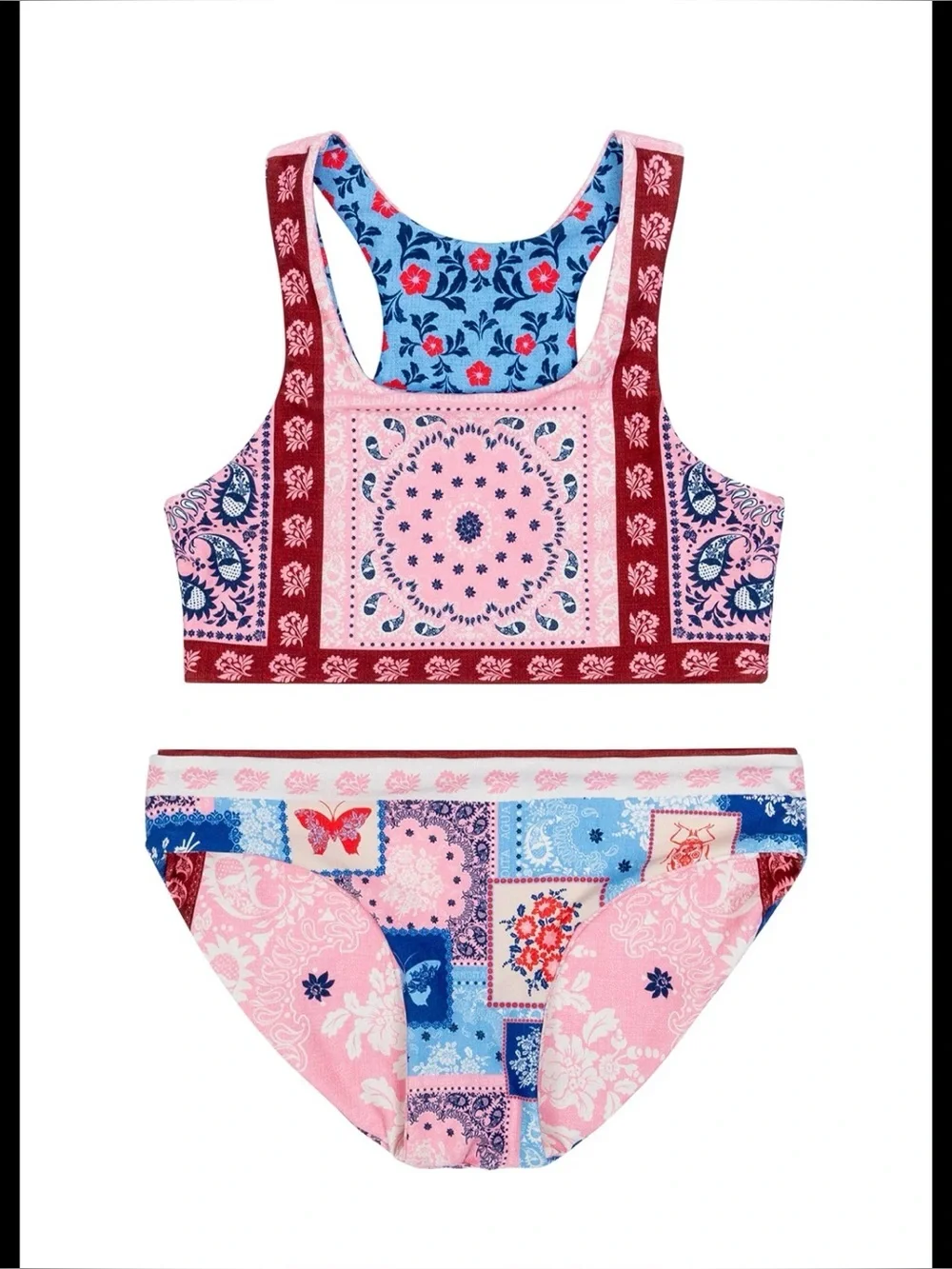 Agua Bendita Gianna reversible girls’ bikini